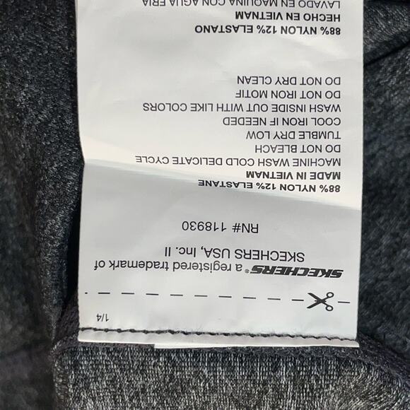 Skechers Goflex Side Pocket Bike Shorts, Charcoal Grey Small - Picture 8 of 8